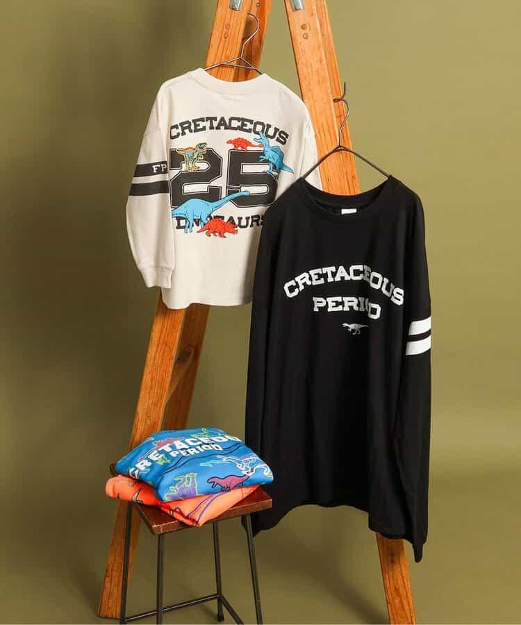 福井縣立恐龍博物館聯名數字長袖T恤(兒童尺碼)