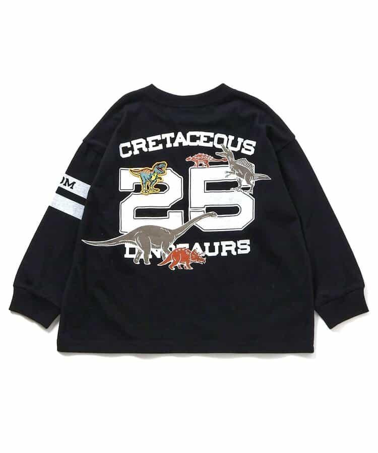 福井縣立恐龍博物館聯名數字長袖T恤(兒童尺碼)