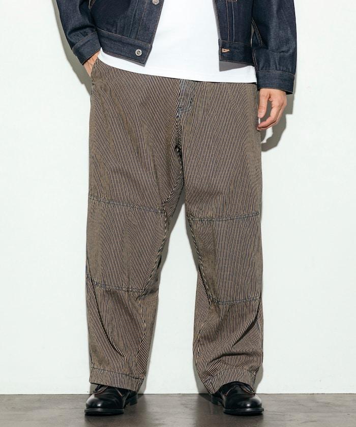 特別款牛仔獵裝雙膝工裝褲