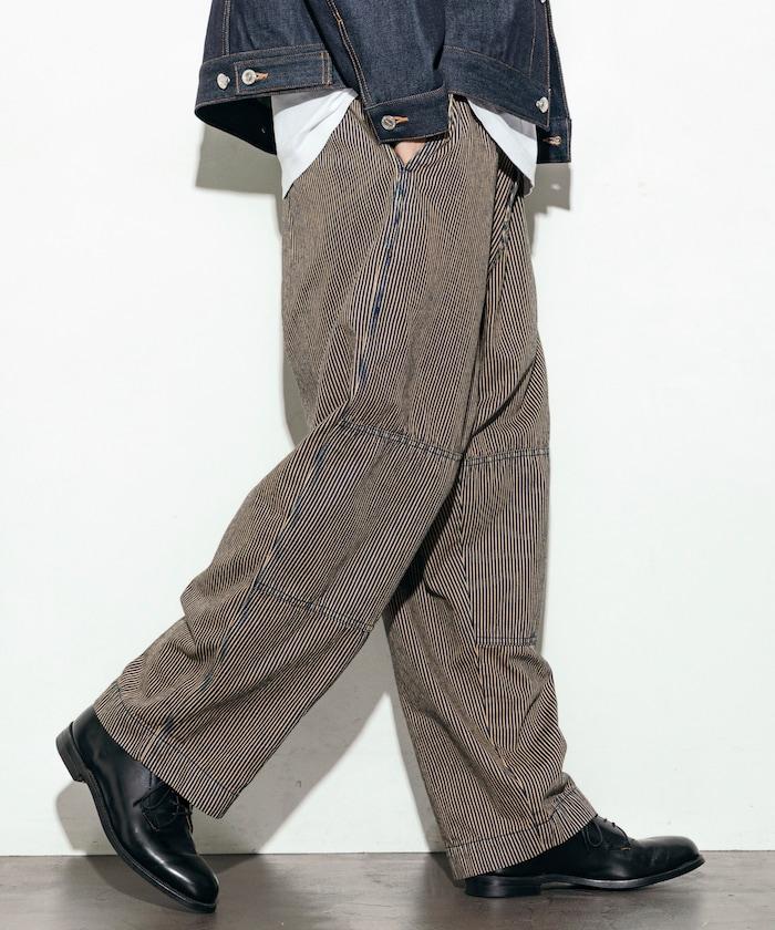 特別款牛仔獵裝雙膝工裝褲