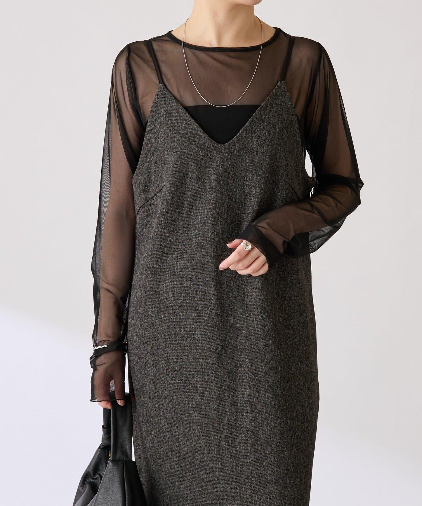 【COLLAGE×gemeil 聯名款】網紗疊層連衣裙