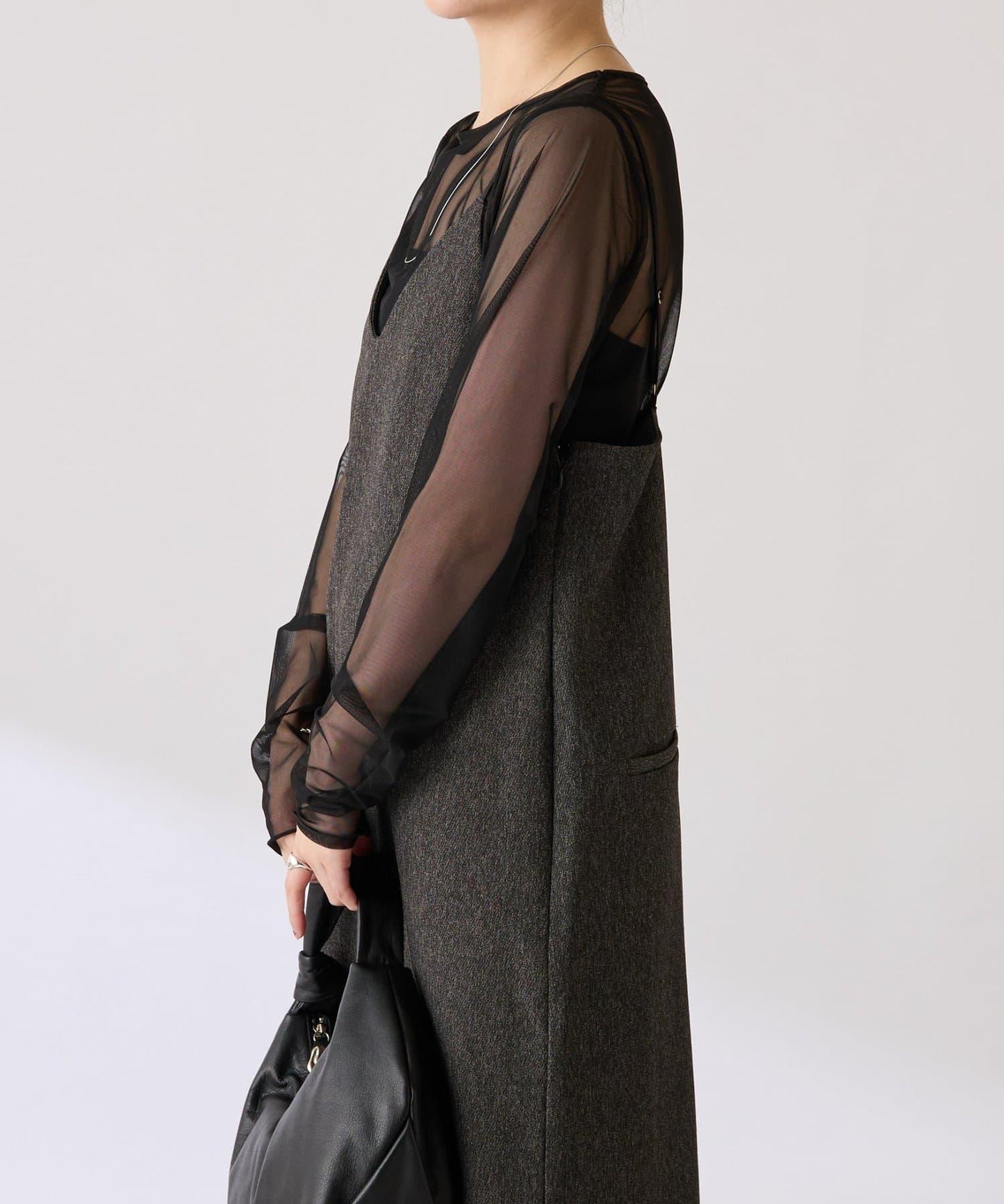 【COLLAGE×gemeil 聯名款】網紗疊層連衣裙