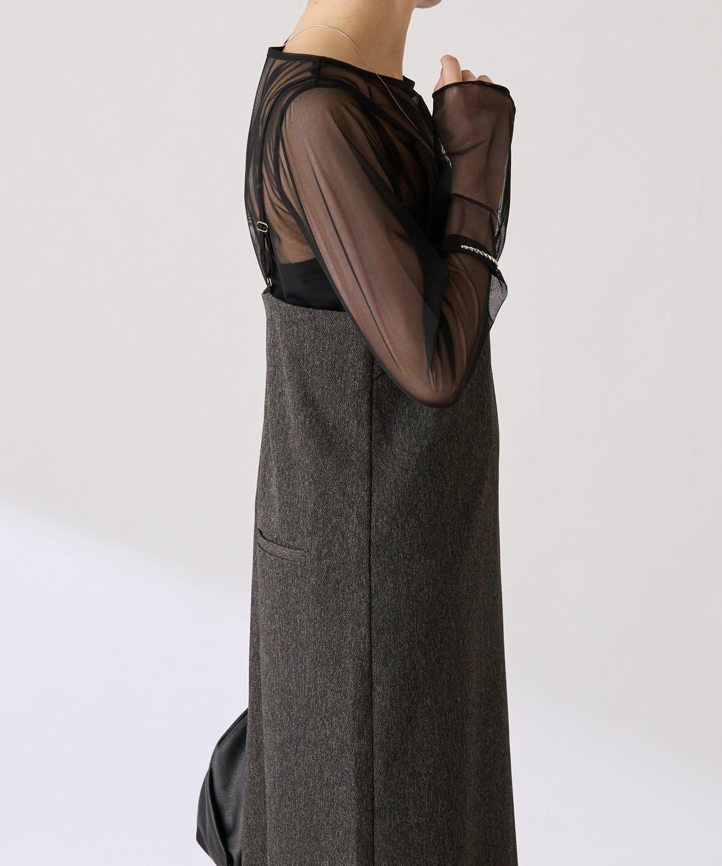 【COLLAGE×gemeil 聯名款】網紗疊層連衣裙