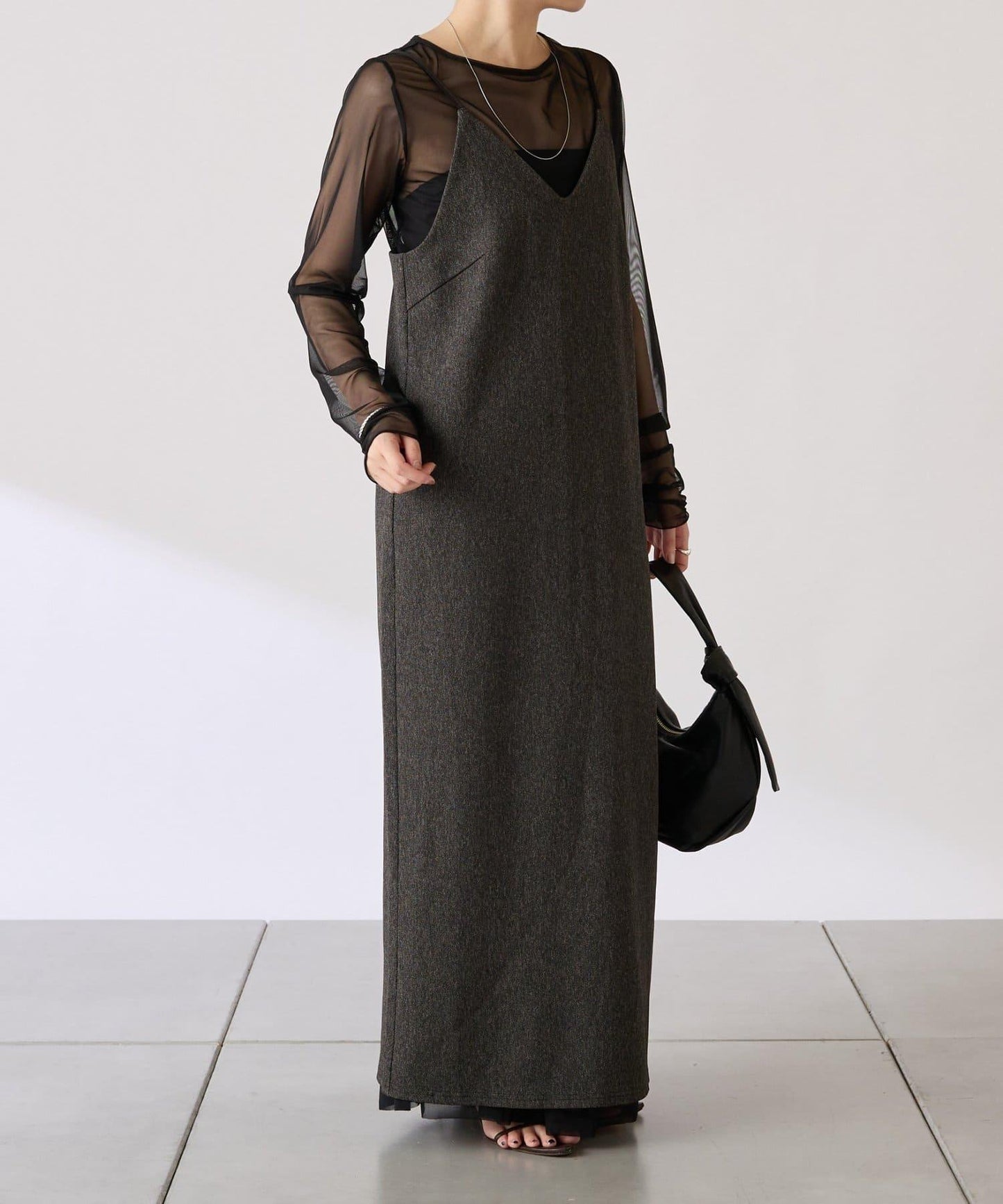 【COLLAGE×gemeil 聯名款】網紗疊層連衣裙