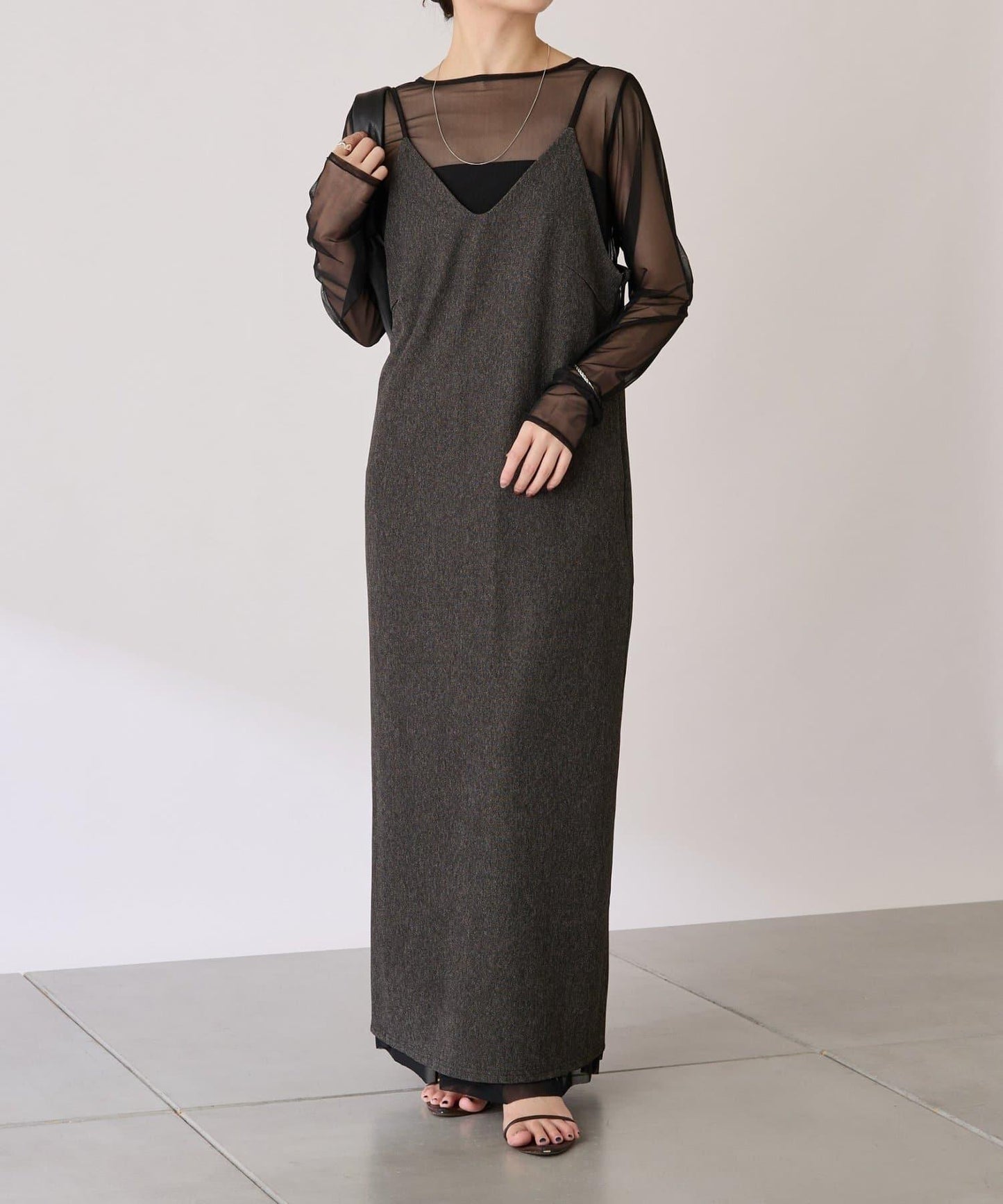 【COLLAGE×gemeil 聯名款】網紗疊層連衣裙