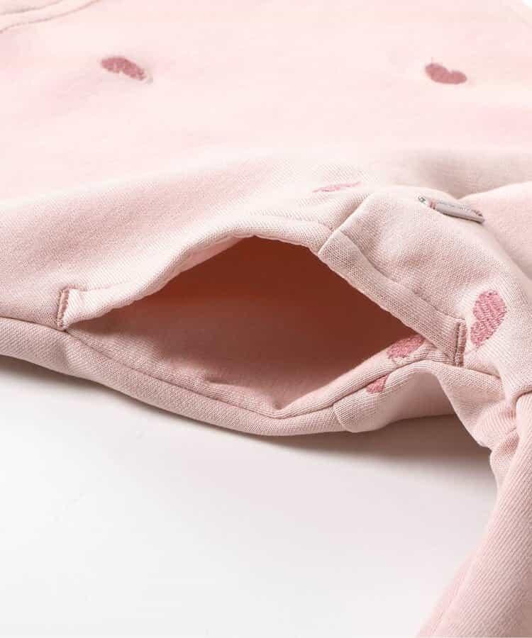 愛心蝴蝶結刺繡荷葉邊短外套