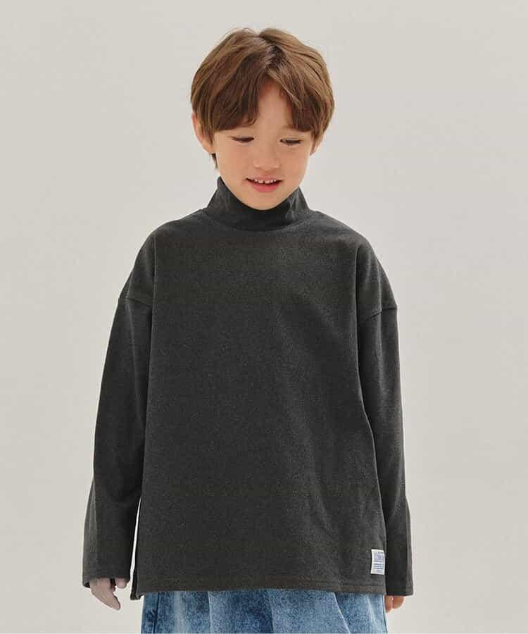 KUDOS 柔軟磨毛高領長袖T恤