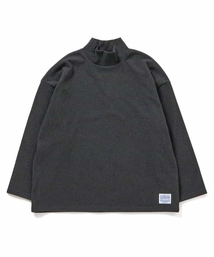 KUDOS 柔軟磨毛高領長袖T恤