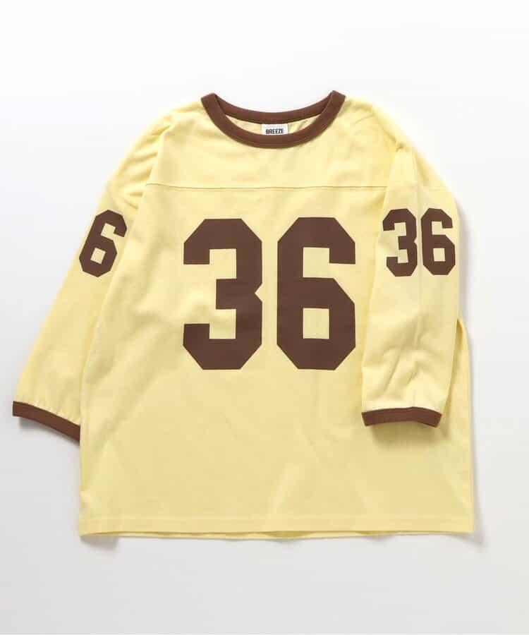 KUDOS拼色數字印花T恤