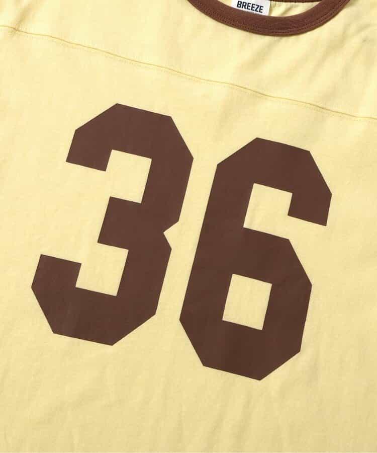 KUDOS拼色數字印花T恤