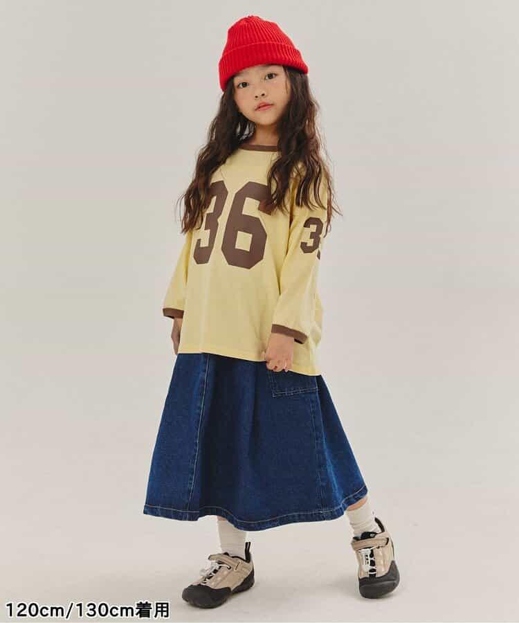 KUDOS拼色數字印花T恤