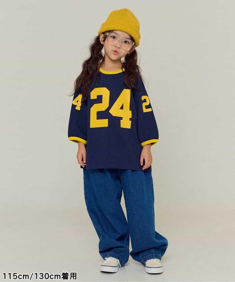 KUDOS拼色數字印花T恤