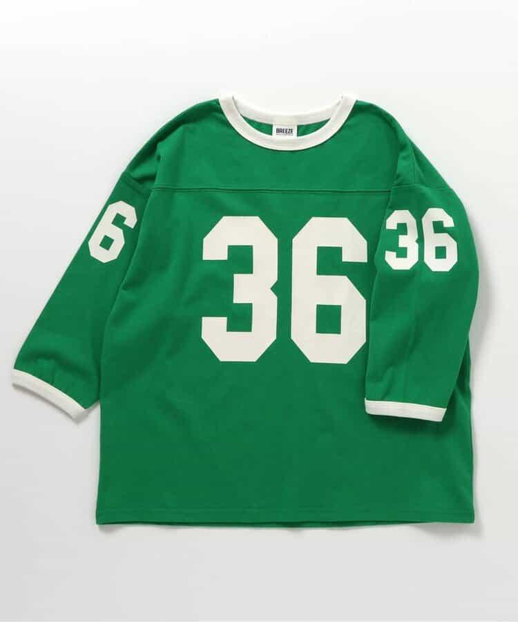 KUDOS拼色數字印花T恤