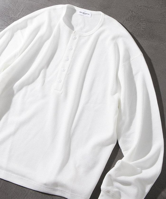 短款保暖亨利領T恤