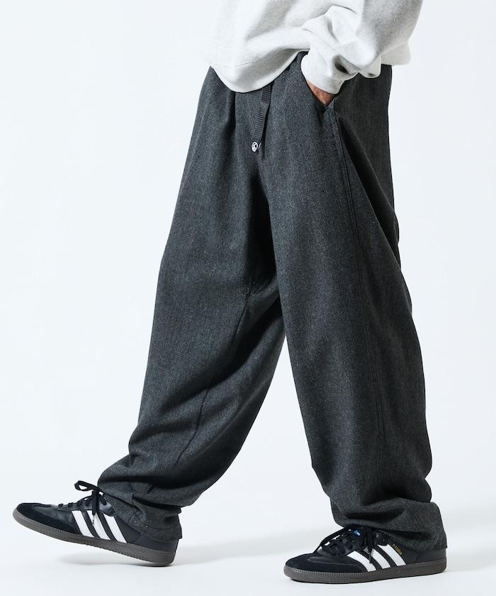 寬鬆版型羊毛感攀巖褲