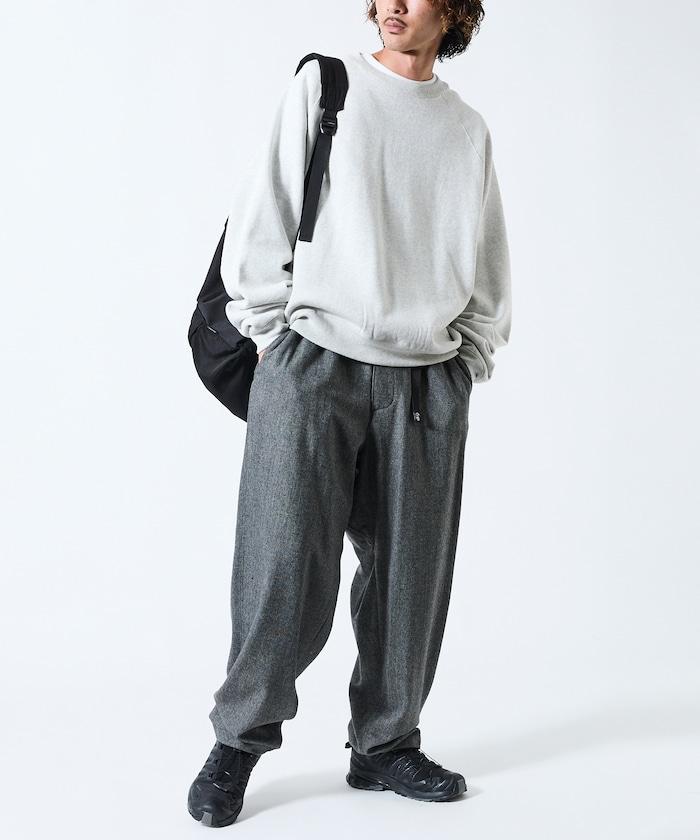 寬鬆版型羊毛感攀巖褲