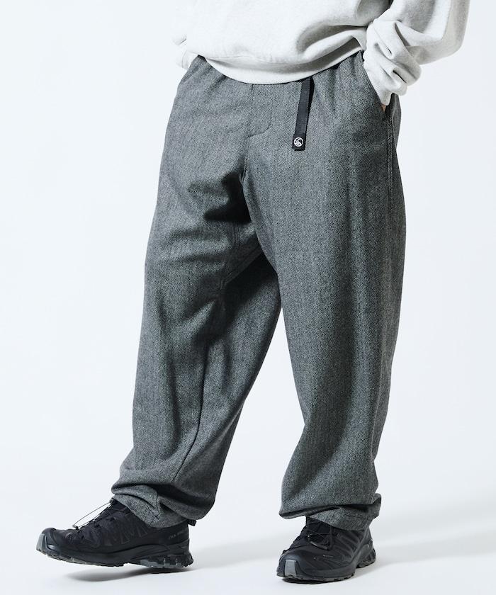 寬鬆版型羊毛感攀巖褲