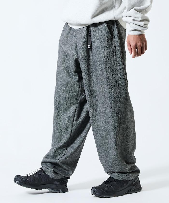 寬鬆版型羊毛感攀巖褲