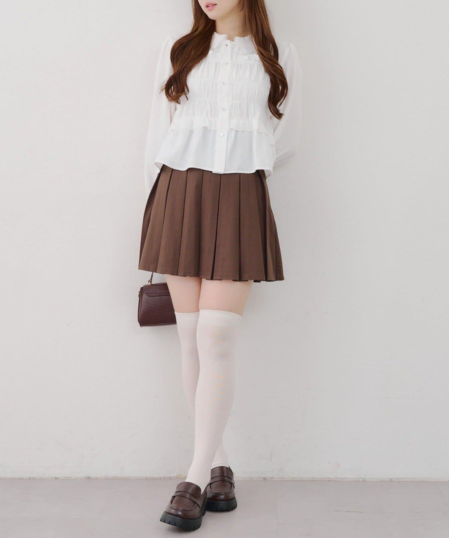 【RMAF】褶皺大翻領襯衫