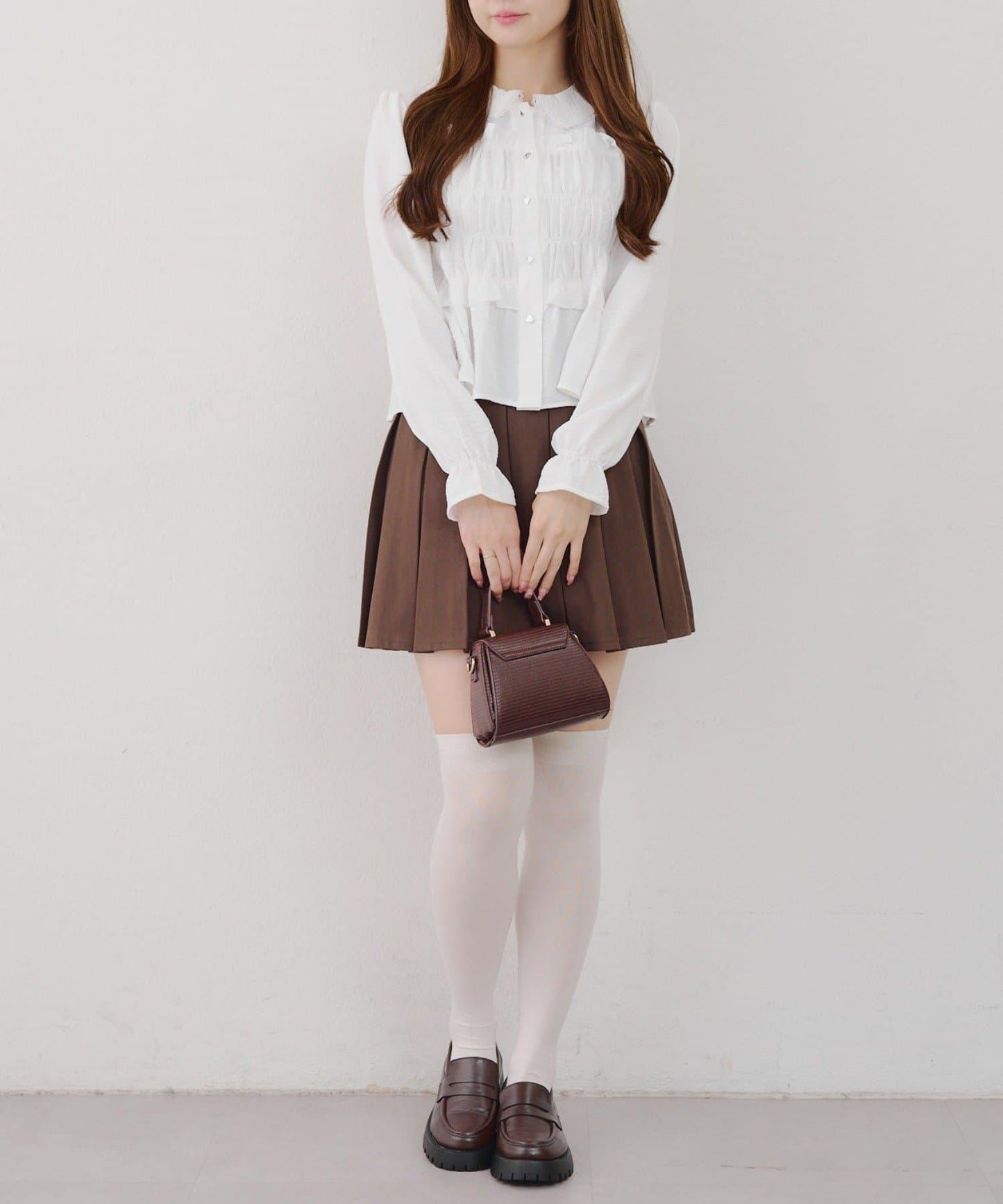 【RMAF】褶皺大翻領襯衫