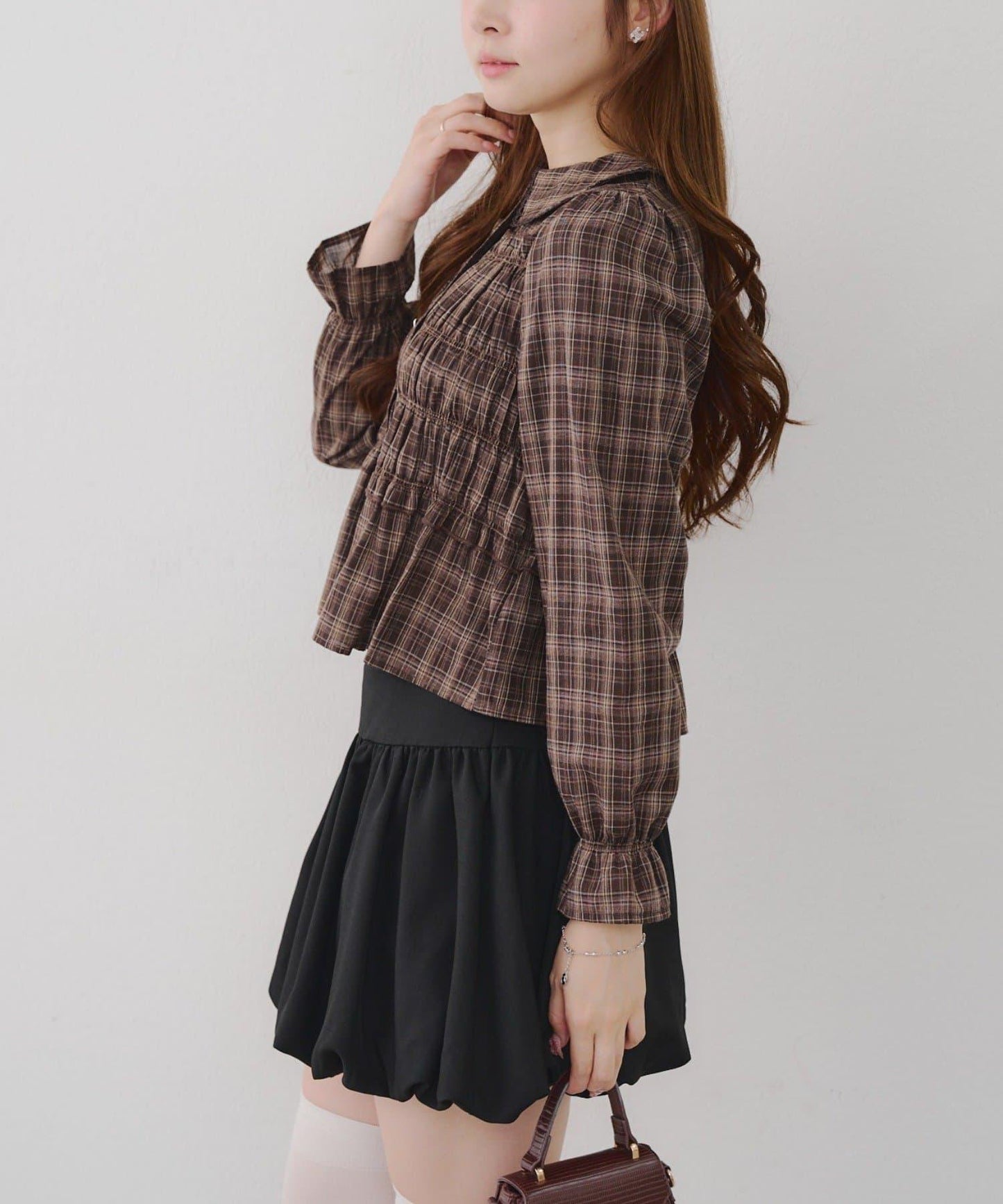 【RMAF】褶皺大翻領襯衫