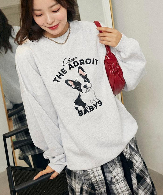 THE ADROIT 法國鬥牛犬加絨衛衣