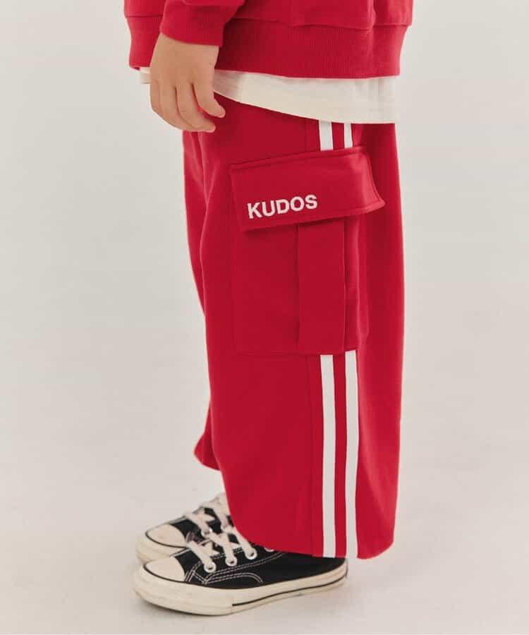 KUDOS 側邊條紋長褲(可成套搭配) 10分褲