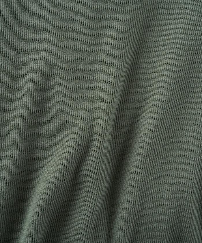 薑黃色荷葉邊長袖上衣