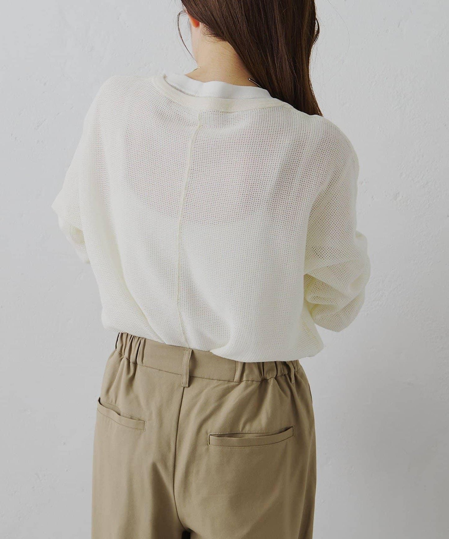 ラッセルメッシュカットソー