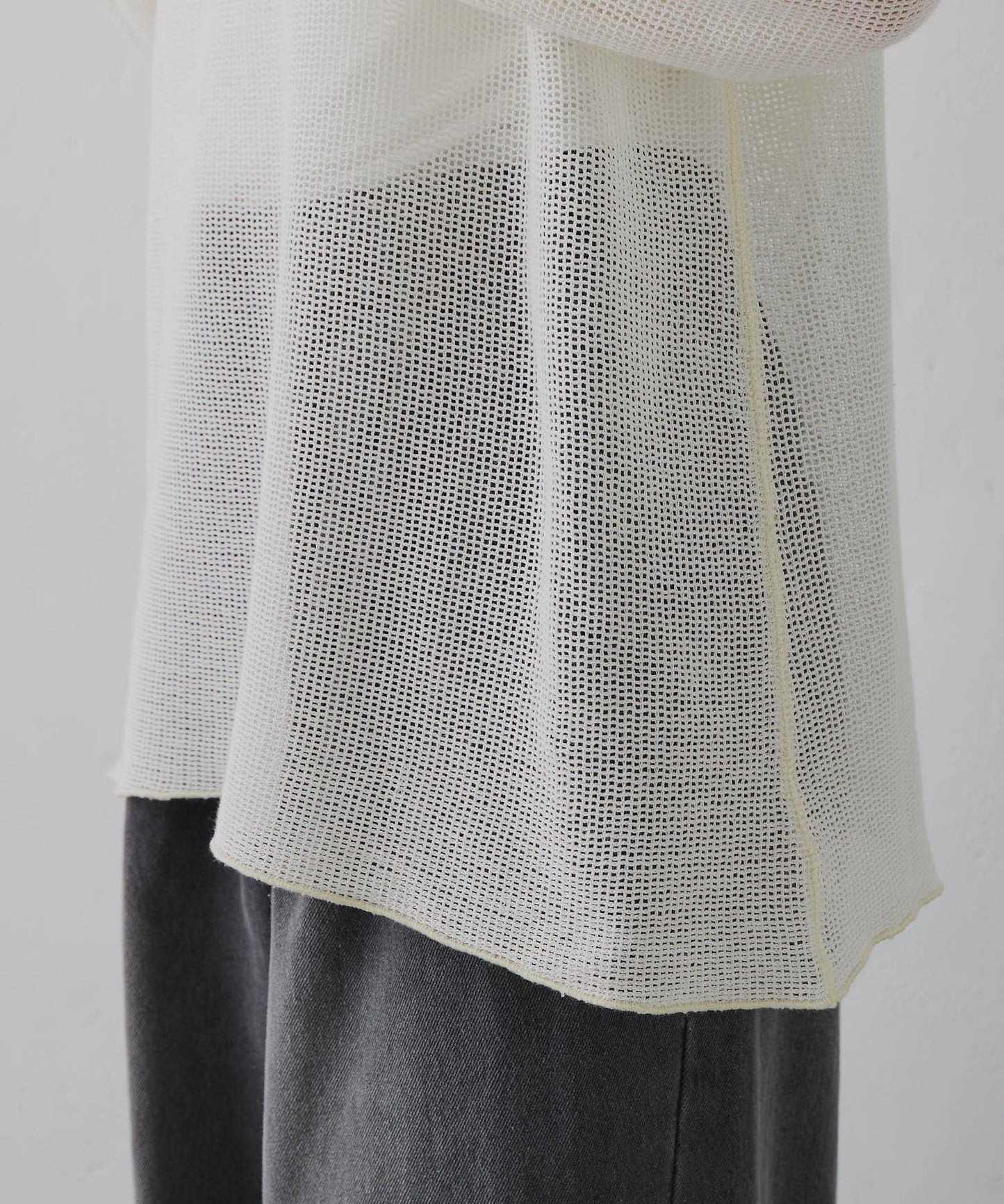 ラッセルメッシュカットソー