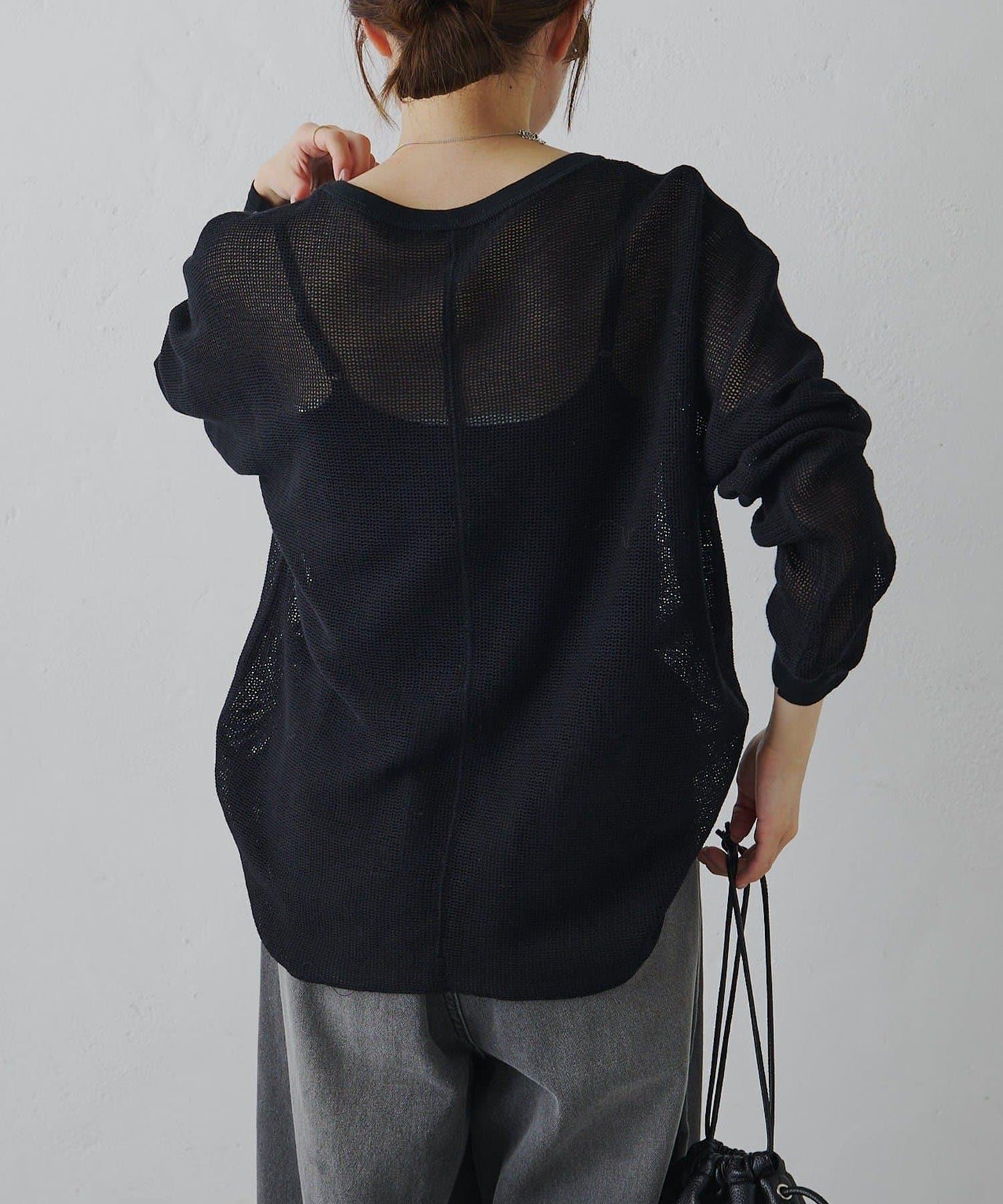 ラッセルメッシュカットソー