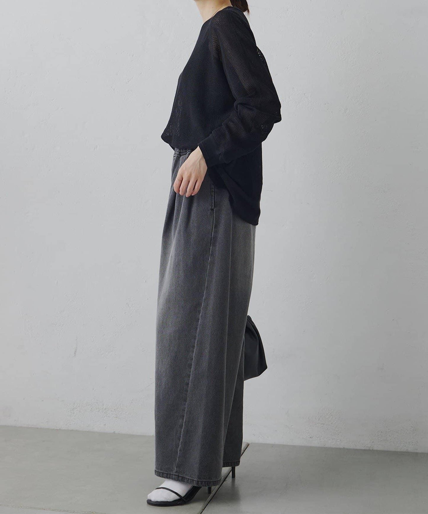 ラッセルメッシュカットソー