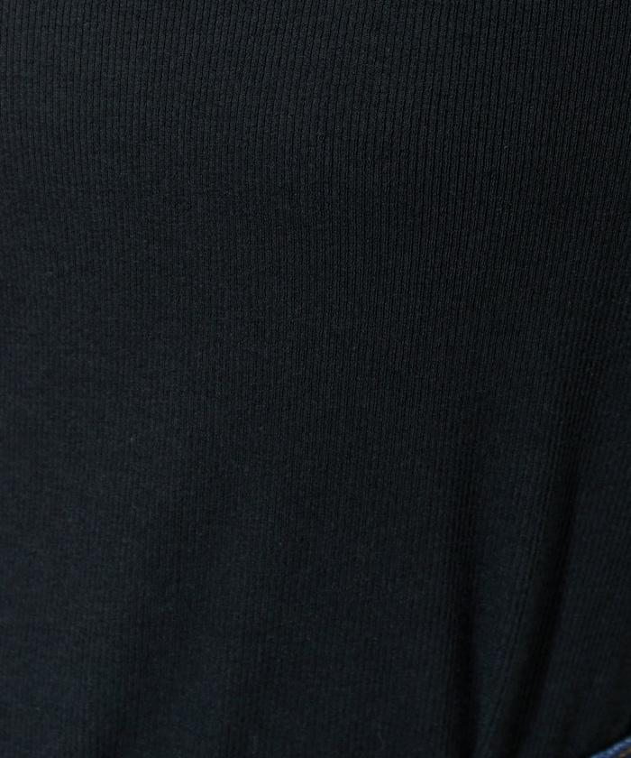 薑黃色荷葉邊長袖上衣