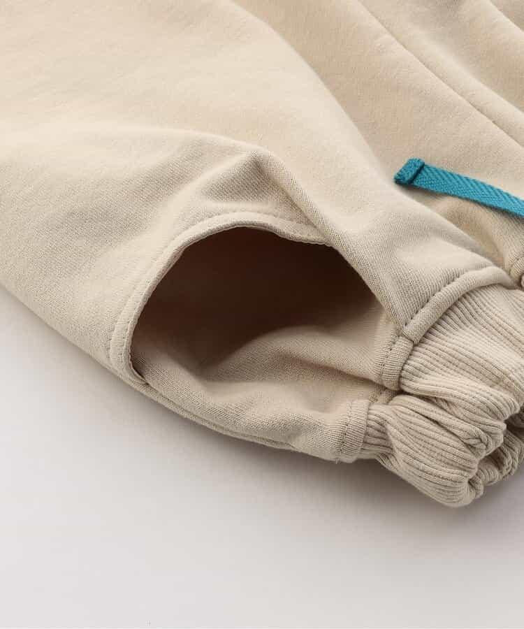 桶型剪裁褶皺長褲(可成套搭配) 十分褲