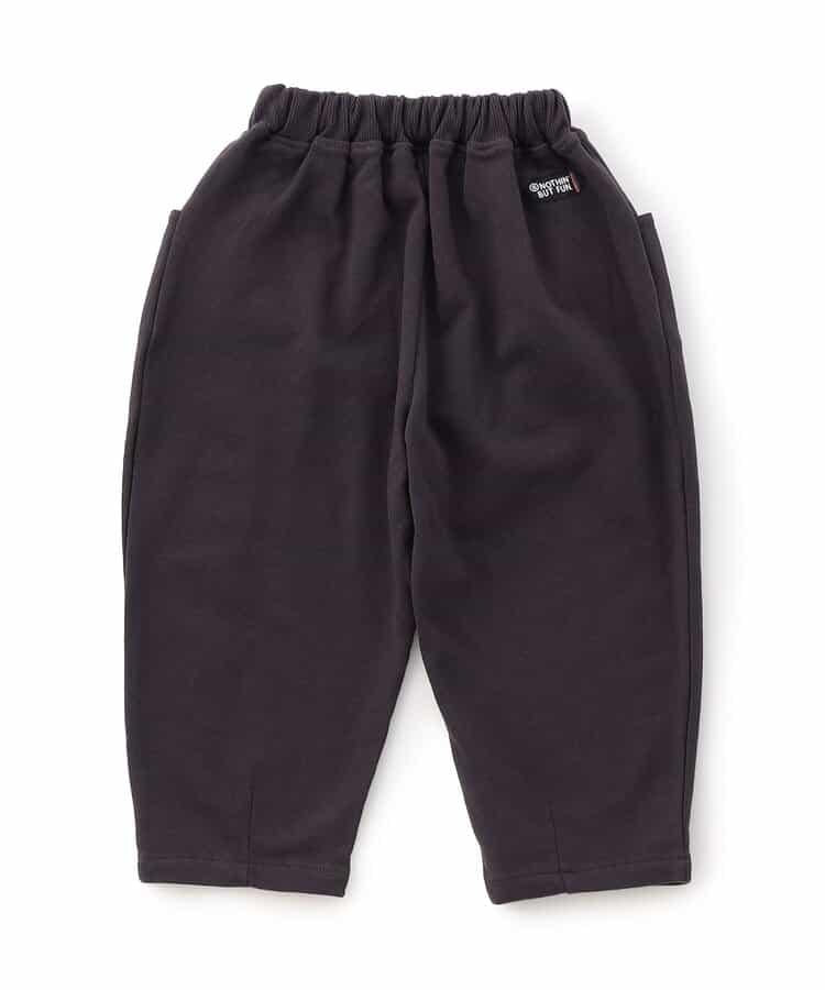 桶型剪裁褶皺長褲(可成套搭配) 十分褲