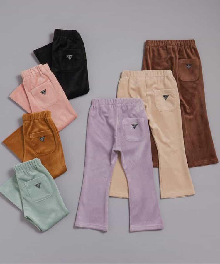 DAISUKI カットコールフレアパンツ  10分丈