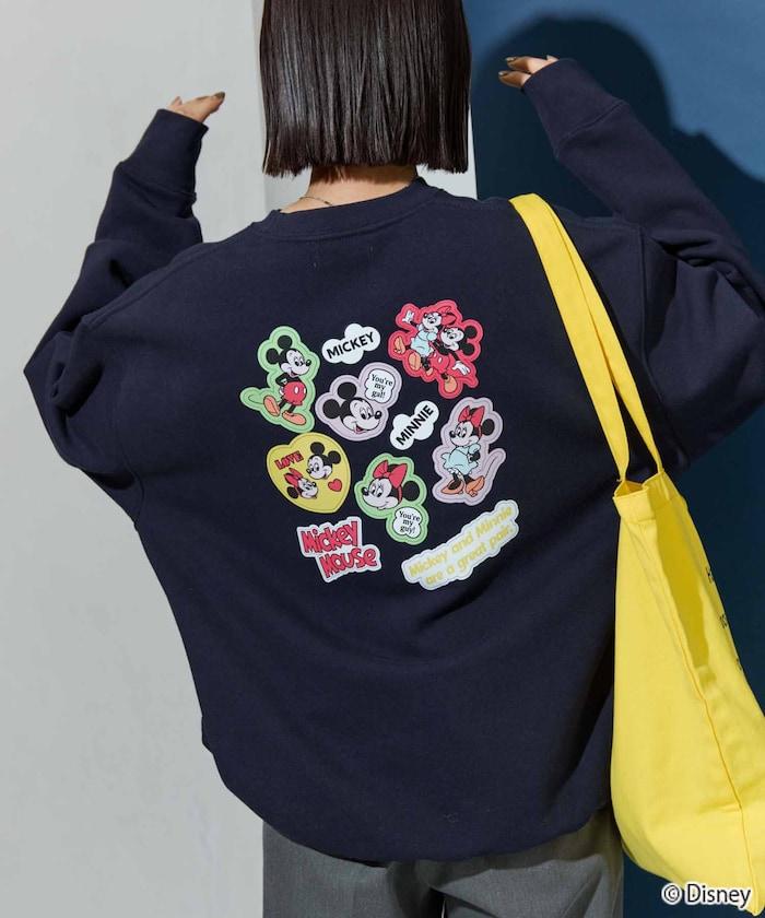 特別款/Mickey Mouse&Minnie Mouse/米奇&米妮/背面印花衛衣