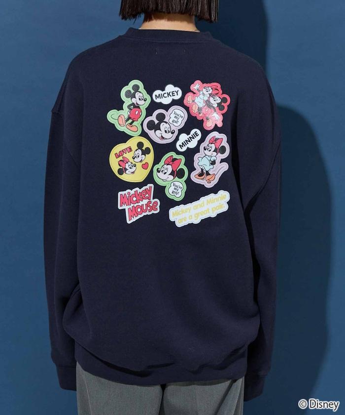 特別款/Mickey Mouse&Minnie Mouse/米奇&米妮/背面印花衛衣