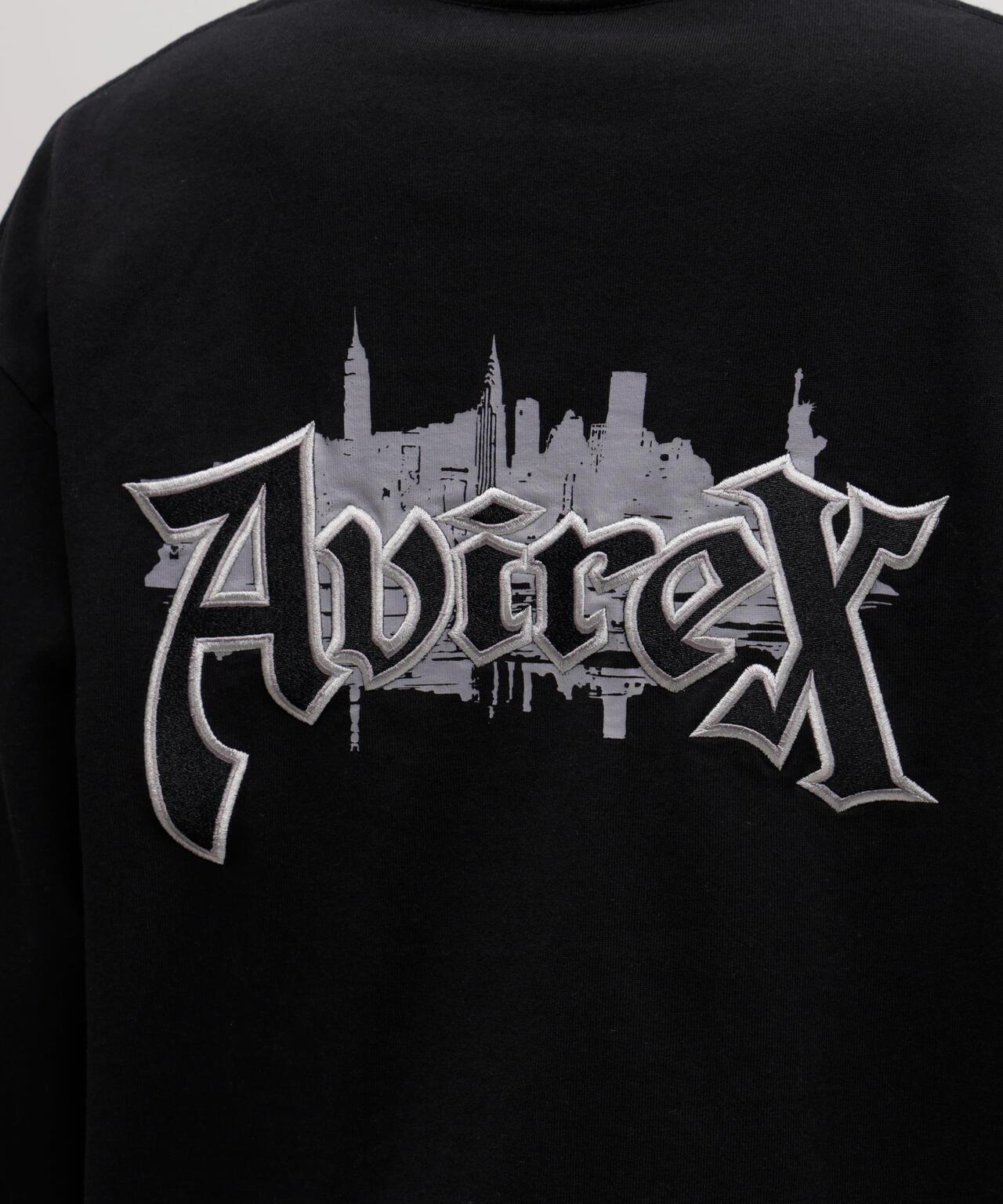 長袖印花T恤 AVIREX NYC
