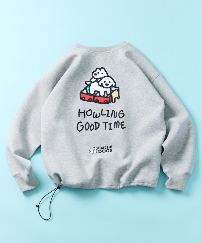 matsui×FREAK'S STORE 特別款「旅行」抽繩後背印花圓領衛衣