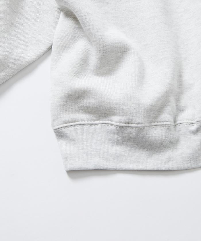 寬鬆版型 動物圖案刺繡 圓領衛衣