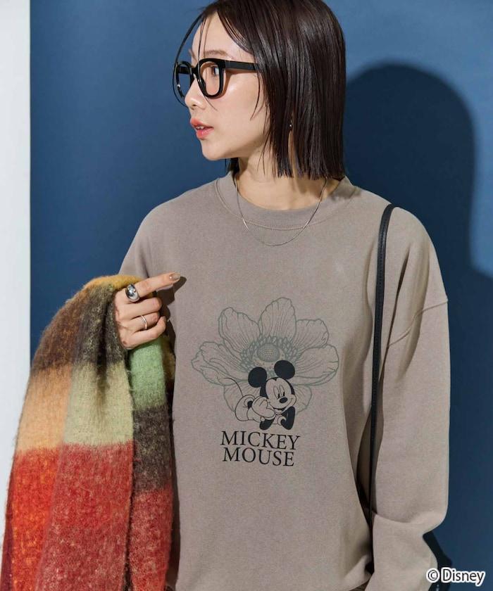特別款/Mickey Mouse&Minnie Mouse/米老鼠&米妮/花卉印花衛衣