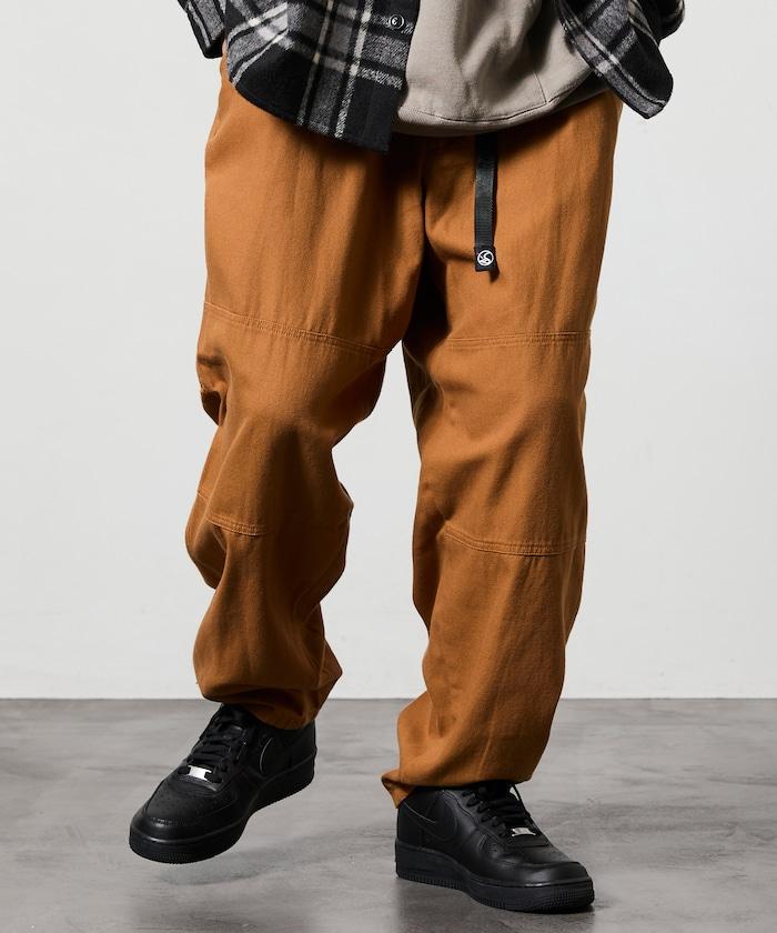 寬鬆版型鴨布雙膝攀巖褲