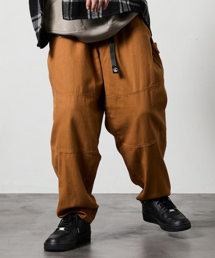 寬鬆版型鴨布雙膝攀巖褲