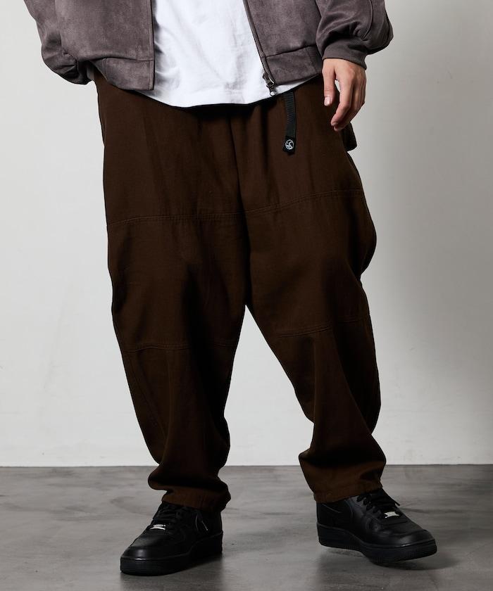 寬鬆版型鴨布雙膝攀巖褲