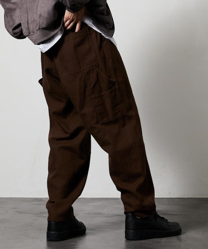 寬鬆版型鴨布雙膝攀巖褲