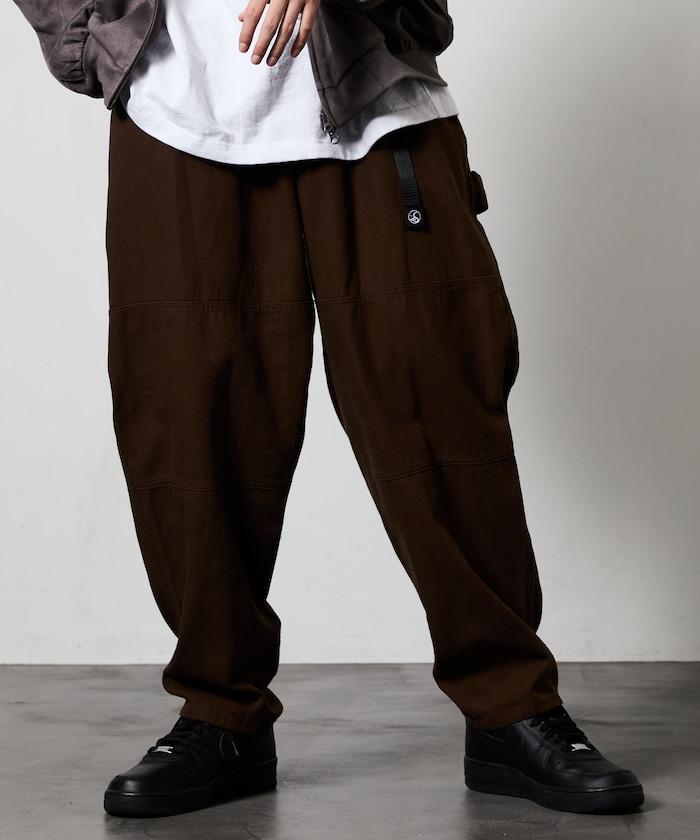 寬鬆版型鴨布雙膝攀巖褲