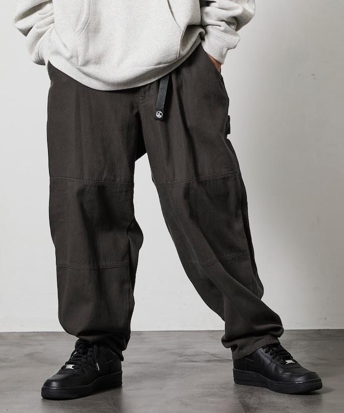 寬鬆版型鴨布雙膝攀巖褲