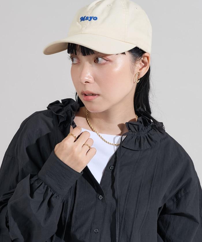 復古風雙層荷葉邊襯衫