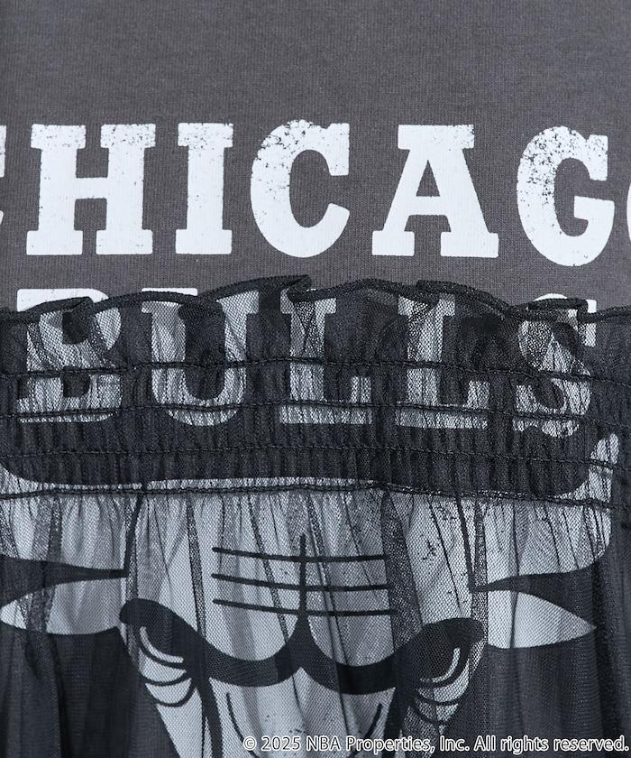 NBA網紗荷葉邊長袖T恤